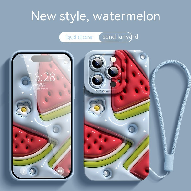 Three-dimensional Mango Suitable For Mobile Phone Case