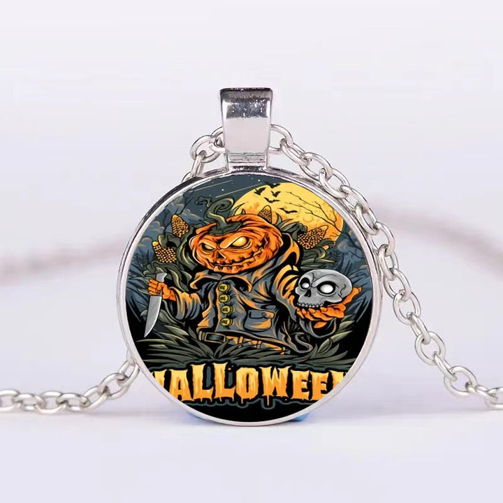 Pumpkin Babhta Pumpkin Pumpkin Muince Bat Muince Fir agus Mná Pearsantacht Clavicle Muince Clavicle Accessories Jewelry