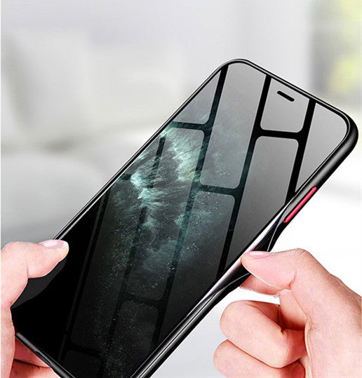 Drop-resistant Ultra-thin Frosted Silicone Transparent Protective Case