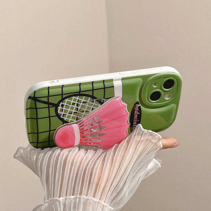 Személyre szabott kreatív tollaslabda konzol telefon tok