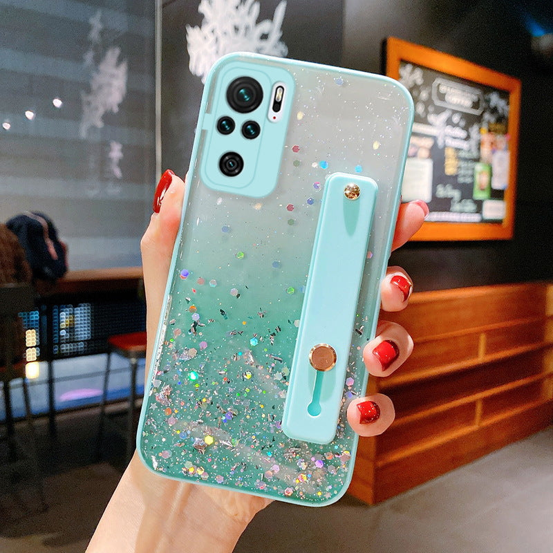 Color Edge Gradient Glitter Epoxy Phone Case