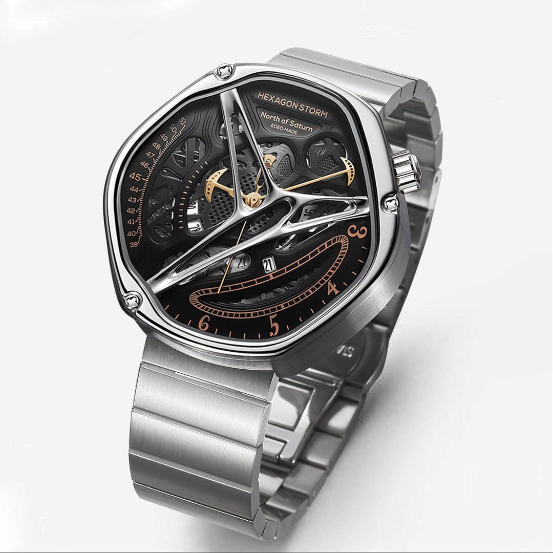 Heren uitgehold buitenaards high-end horloge