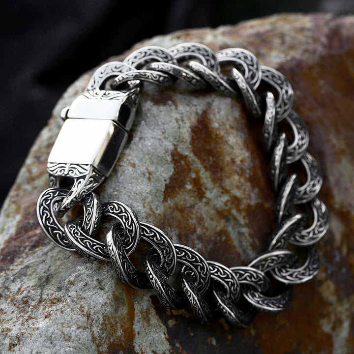 Men's Titanium Stainless Steel Casting Vintage Bracelet