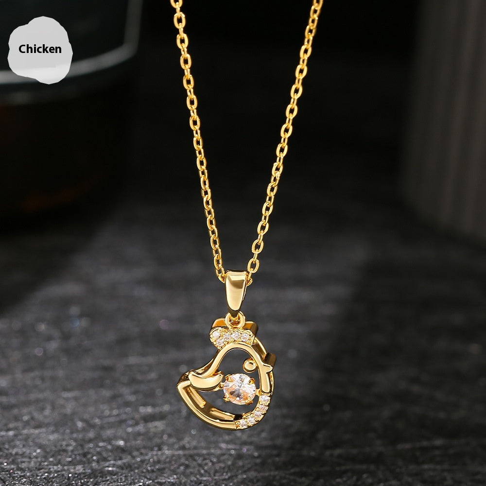 Ins Zodiac Smart ketting micro-ingelegd