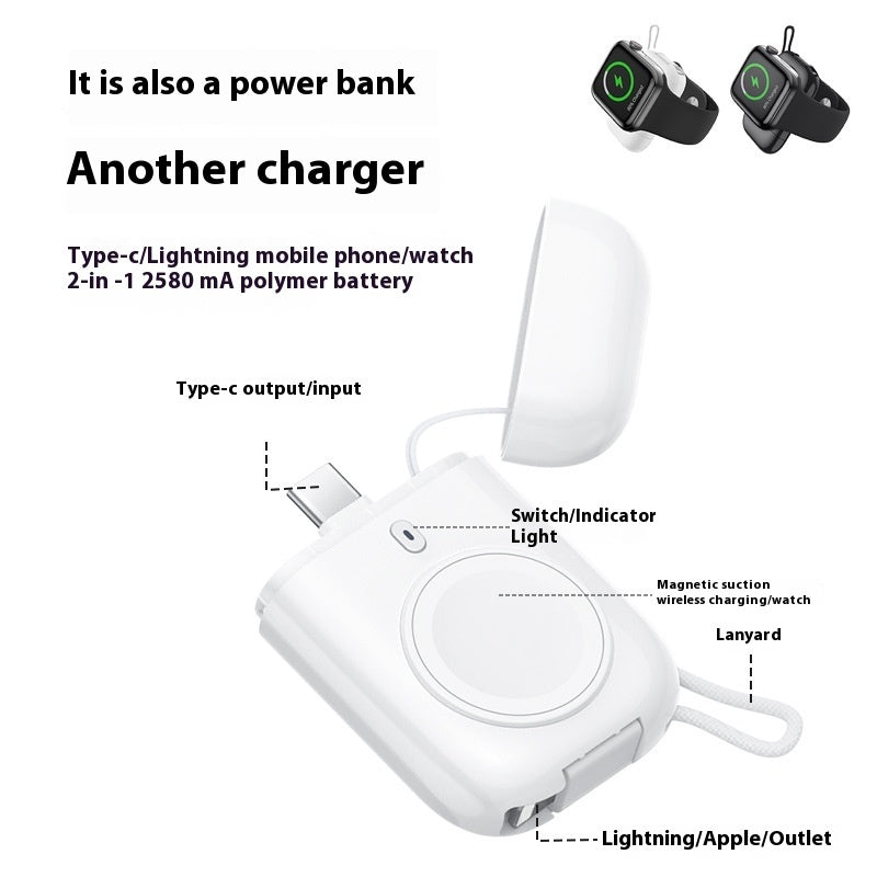 Chargeur sans fil de montre magnétique trois en un