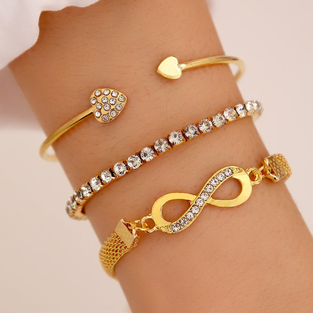 Bracelet à trois pièces du bracelet pour femmes