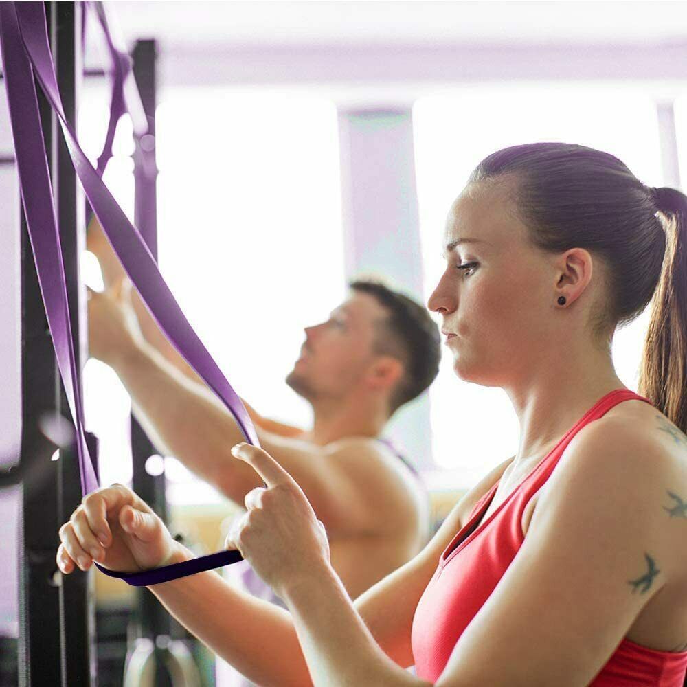 Dra upp band tungt motståndsband för gymmet träning fitness träning sätter oss