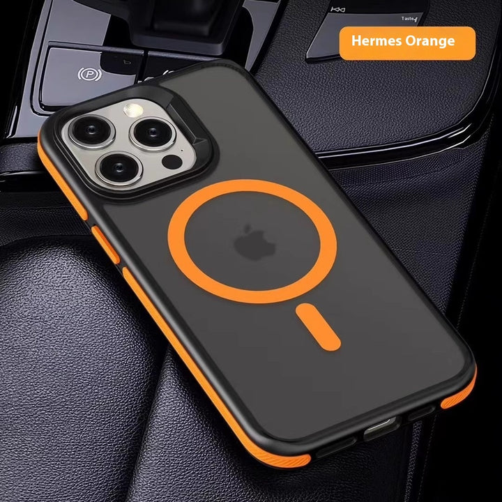 Applicable To IPhone15 Phone Case Magnetic Drop-resistant