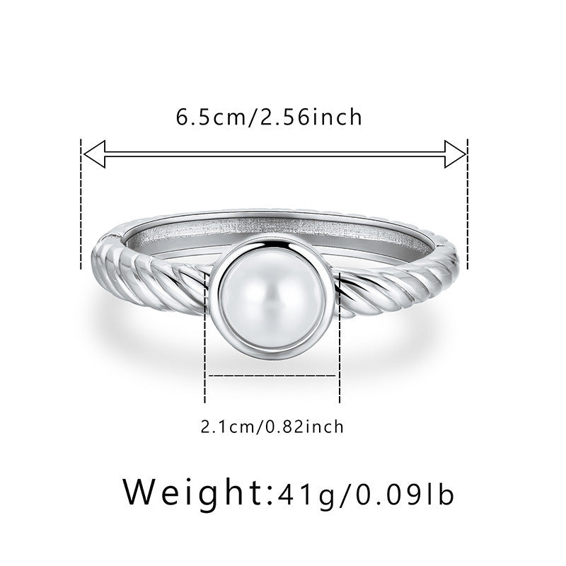 Elegante minimalistische parelreeks armband