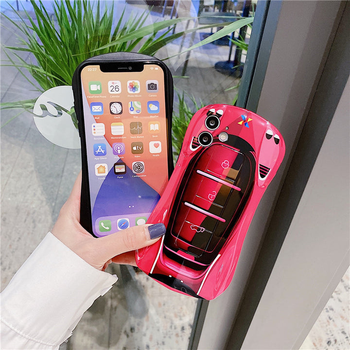 Sports Car Shape Mobile Phone Case Three-dimensional Protective Cover