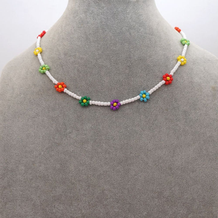Japanese And Korean Ins Style Handmade Beaded Necklace