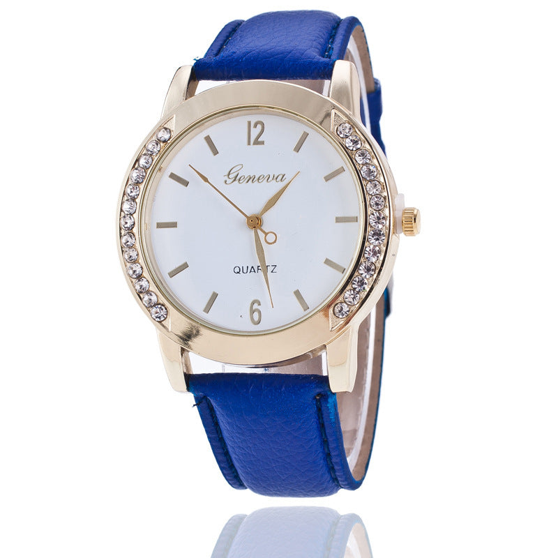 Genfer Diamond Quartz Watch Women