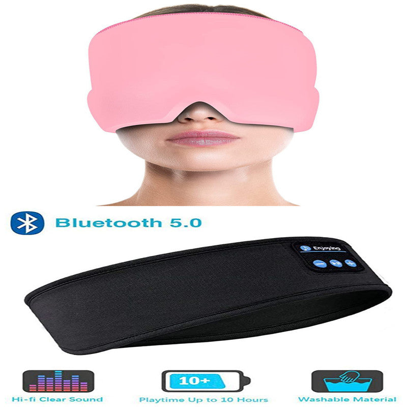 Căști de dormit bluetooth wireless benzi cu bandă subțire moale moale elastic confortabil muzică pentru urechi de urechi mască pentru sportul de dormit lateral