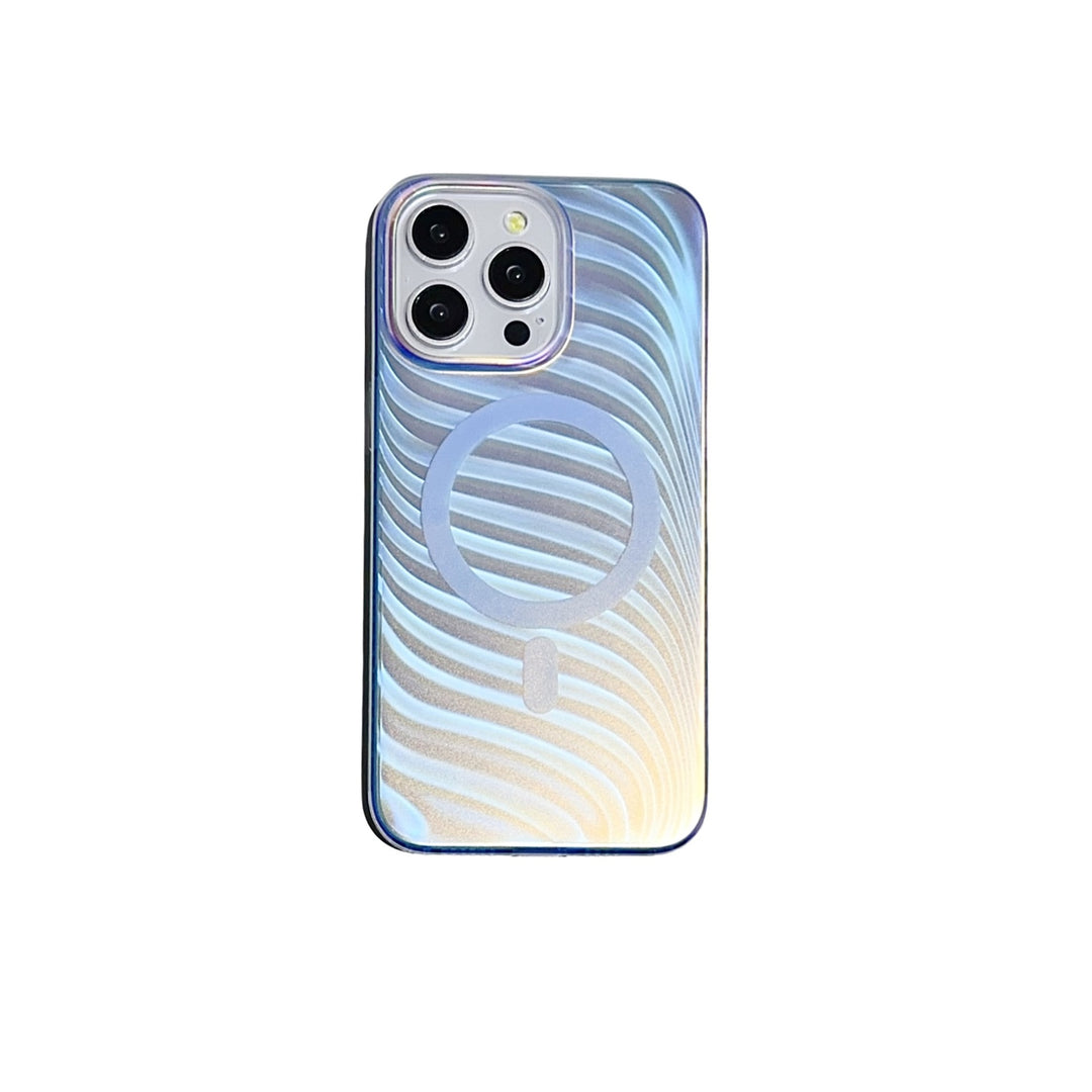 Laser Gradient Drop-resistant Frosted Magnetic Phone Case