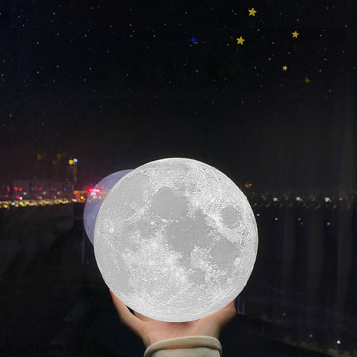 3D Печат Луна Нощна лампа Китайски подарък за Свети Валентин