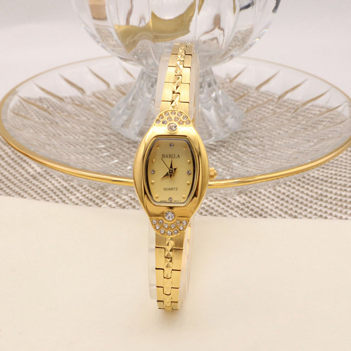 Fashion Fashion Alluvial Gold Vintage Ananas Pattern Watch