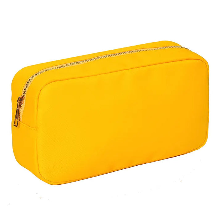 Bolsa de maquillaje de nylon impermeable a impermeabilización de cremallera de gran capacidad de gran capacidad