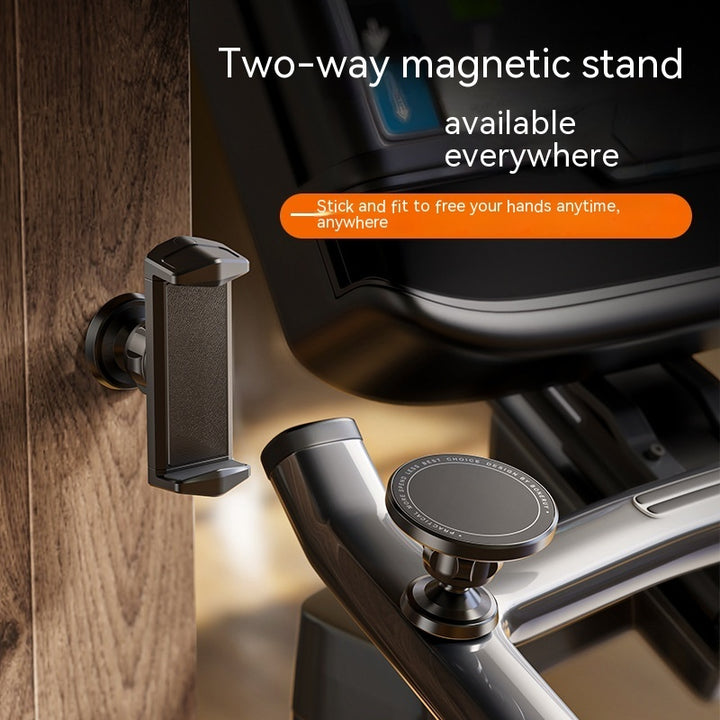 Bracket Gym Kitchen Bathroom Magnetic Suction Bracket Can Rotate 360 Degrees Portable Phone Holder
