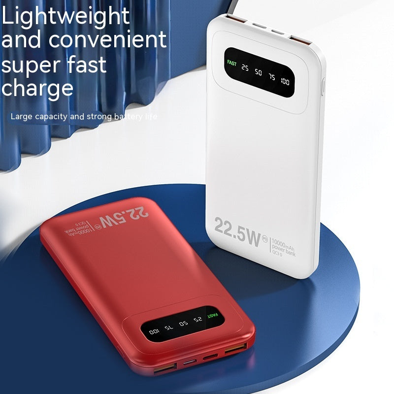 Fast Charge Large Capacity 20000 MA Digital Display Power Bank For Mobile Phone