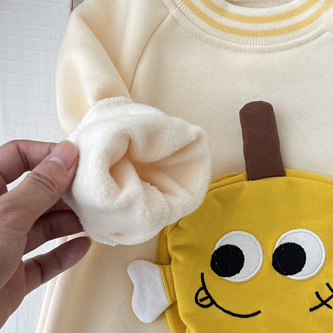 Téli baba aranyos jumpsuit ruhák csecsemőknek