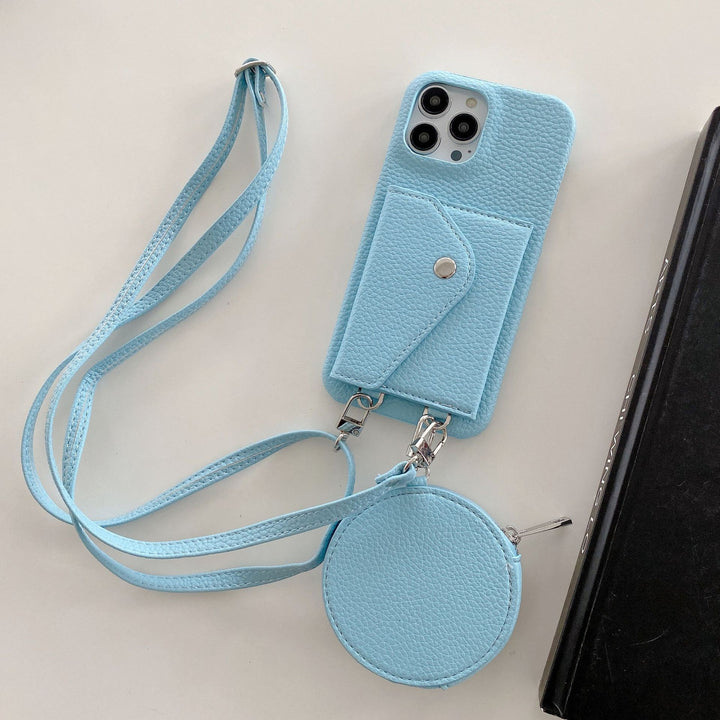 Holder Card Coin Purse Crossbody Telefon