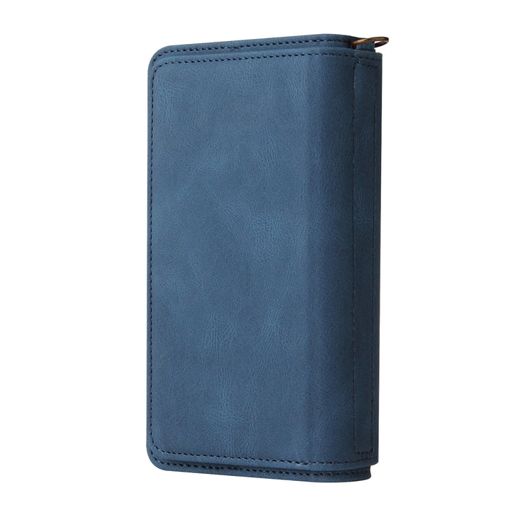 Z Fold 4 Mobile Phone Leather Case Multifunctional Zipper Wallet Case