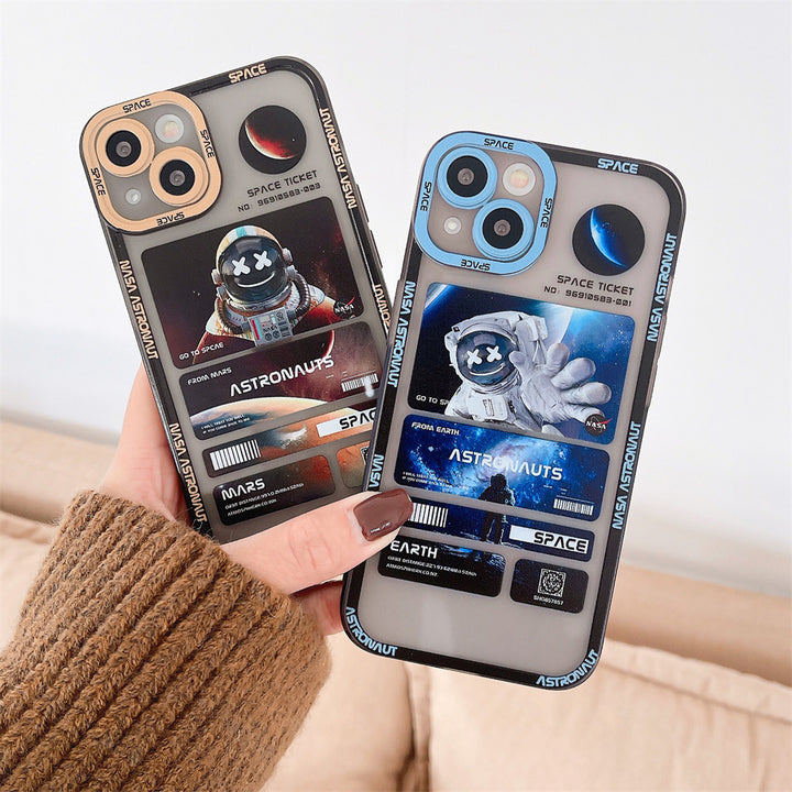Fashion Contrast Color Space Astronaut Phone Case