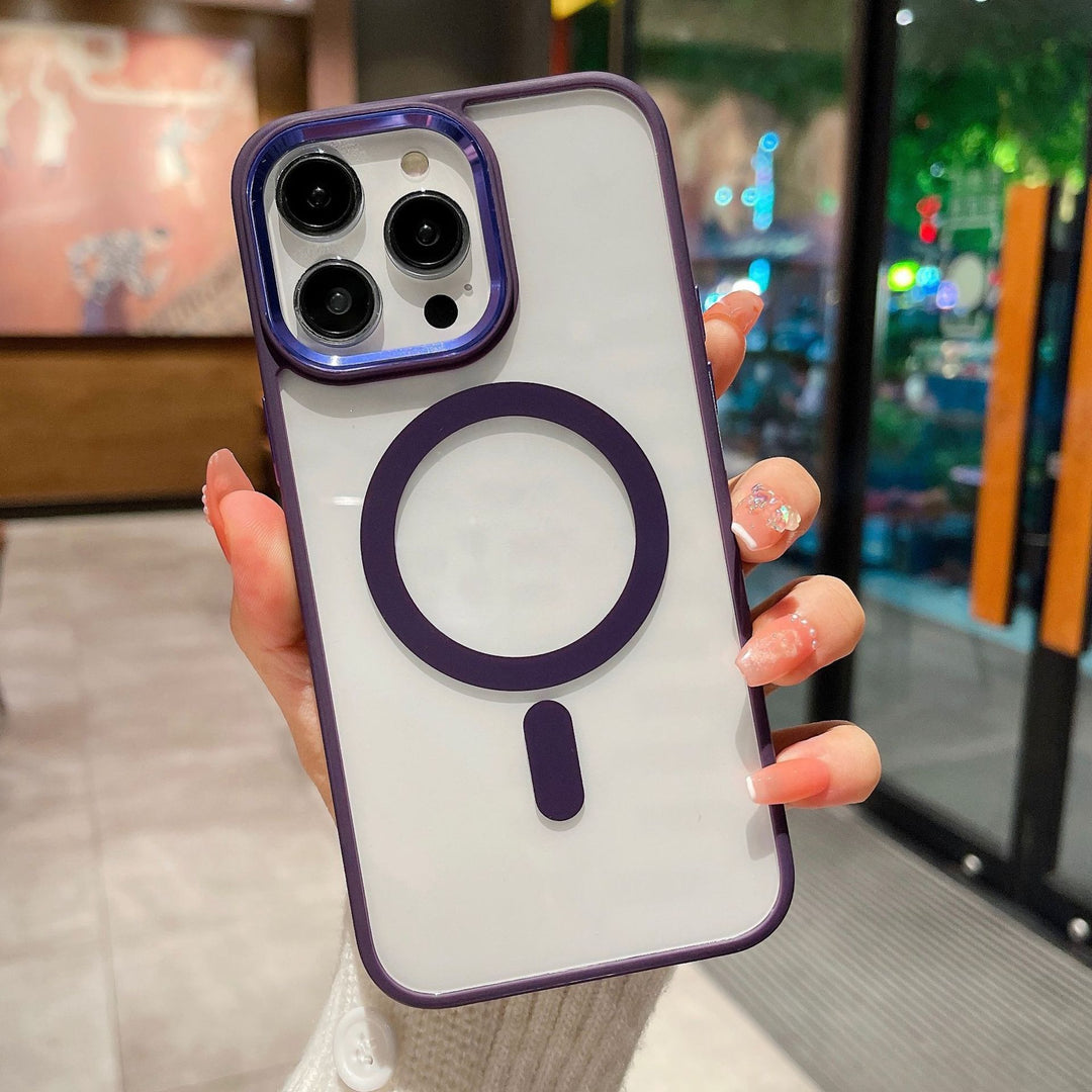 Lens Transparent Magnetic Phone Case