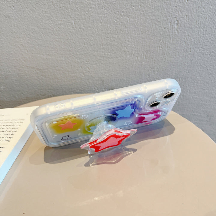 Case de teléfono de soporte Xingx de color floreciente
