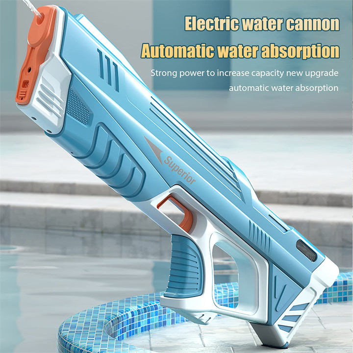 Zomer vol automatisch elektrisch waterpistool speelgoed inductie water absorberen hightech burst water pistool strand buitwatergevechtspeelgoed