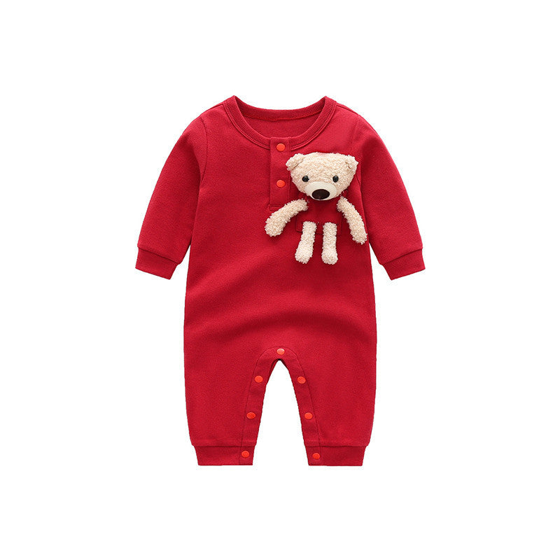 Driedimensionale baby onesie pure katoenen kleding