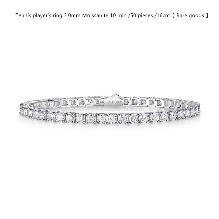 Sterling Silver D Color Moissanite Tennis Bracelet voor vrouwen
