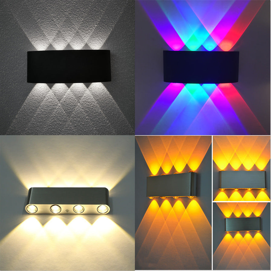 LED moderne kreative Korridor -Gang -TV -Hintergrundlampen