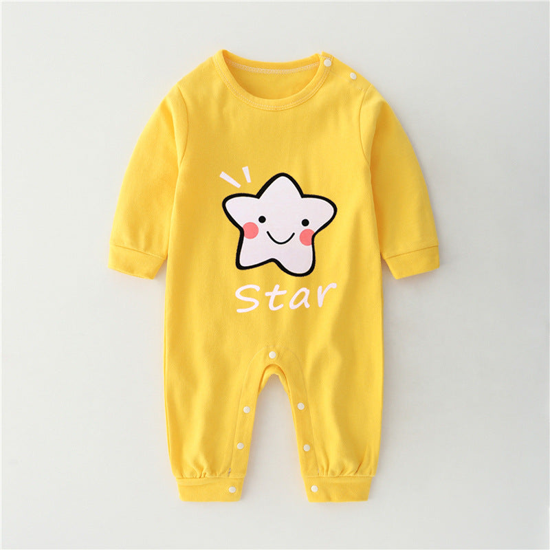 赤ちゃんのワンピースコットンロンパーパジャマ