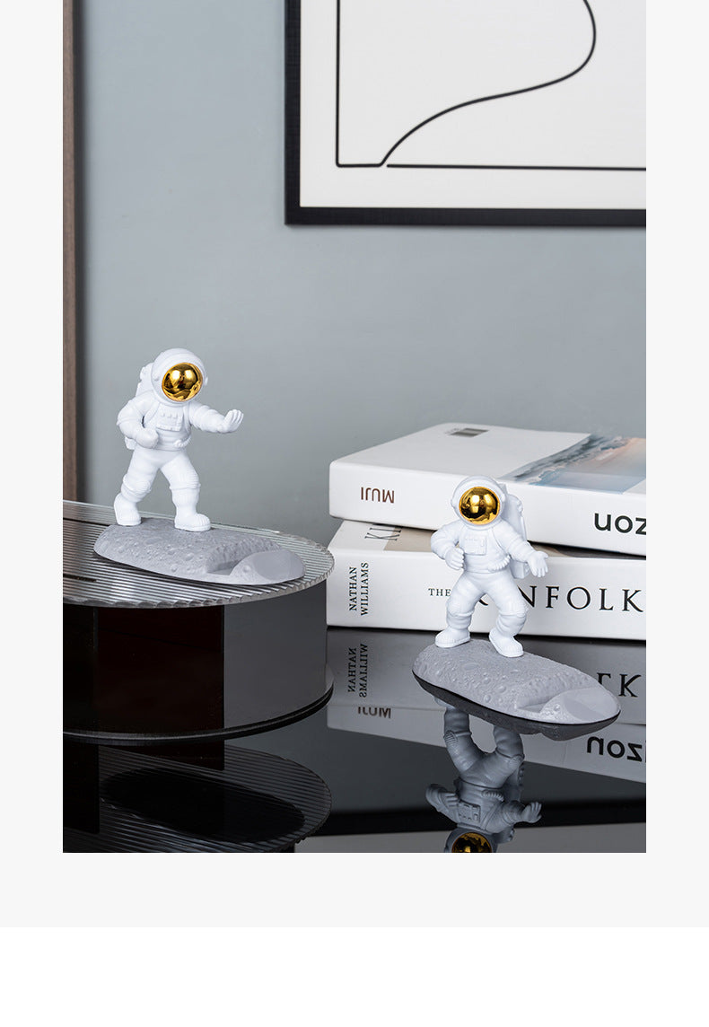 Űrhajós dekoráció Spaceman mobiltelefon-tartó lusta binge-figyelő eszköz