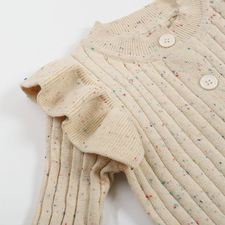 Salopetă pentru îmbrăcăminte de toamnă pentru copii tricotate
