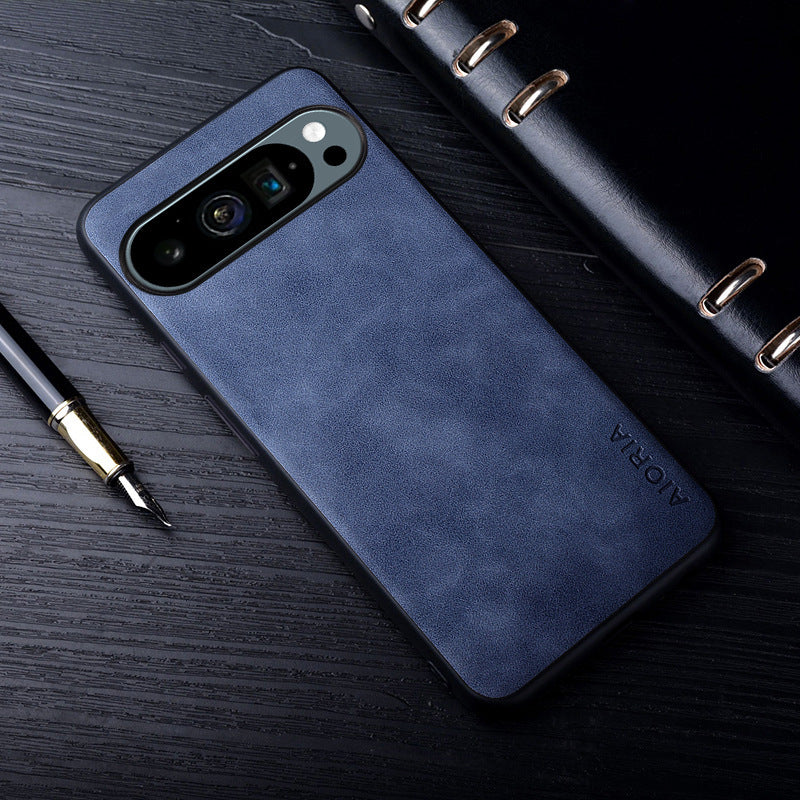 Para Google Pixel 9 Pro Pixel 8A Case de telefone de pele de carneiro