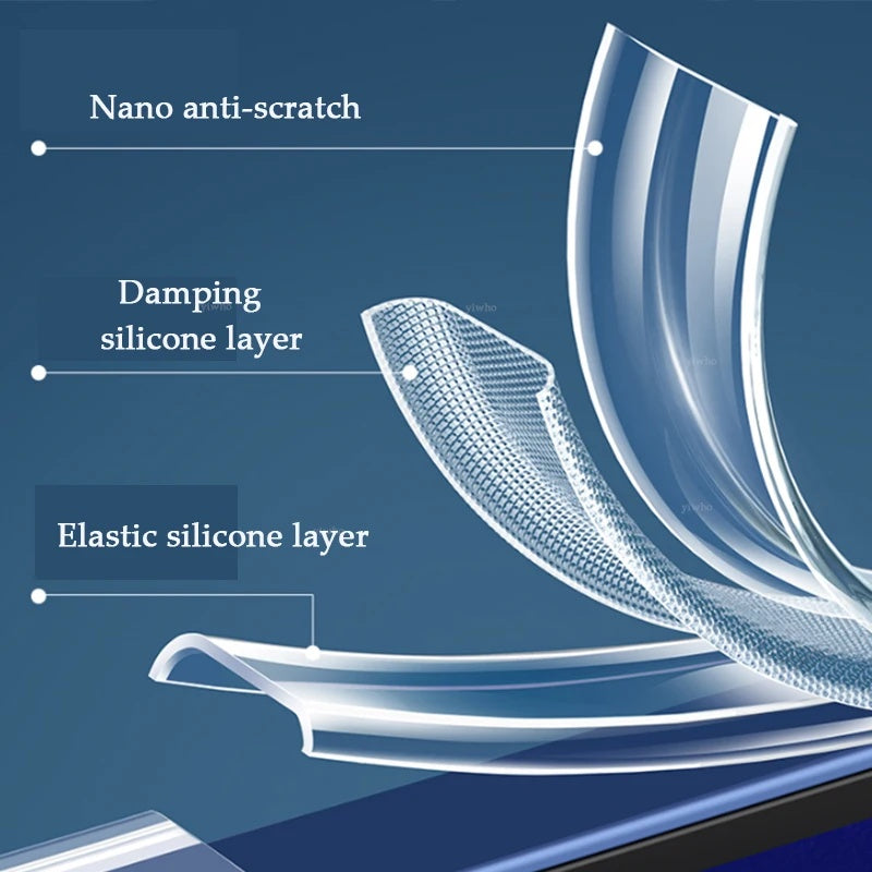Caso de protección de silicio suave y suave transparente