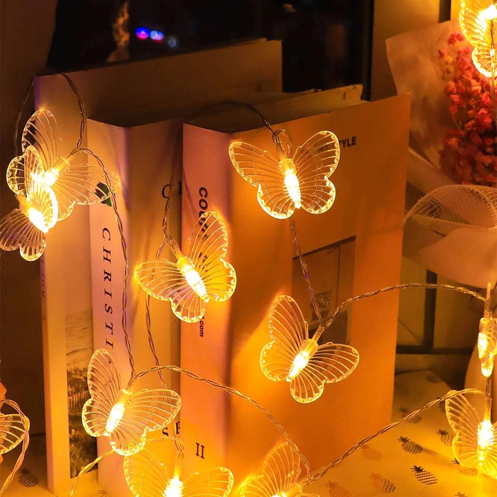 3 metri 20 de lumini Fluture de Crăciun decorare șir de lumină