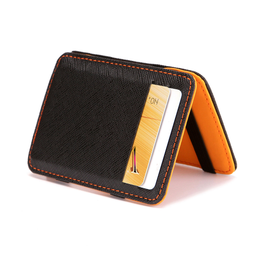 Flip Magic Wallet Cross Pattern Solder Card Card