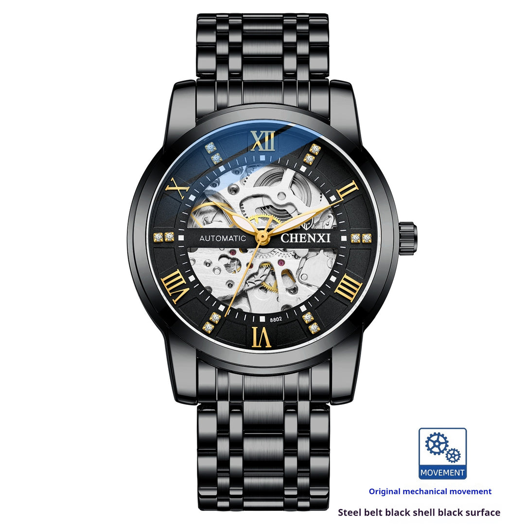 Heren Hollow Automatic Mechanical Watch