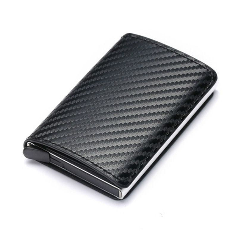 Men's Metal Anti-magnetic ID Card Holder New Student Wallet Business Card Holder