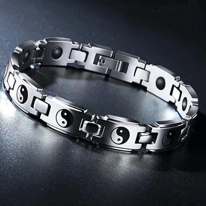 Jewelry bracelet cruach tíotáiniam tai chi do fhir