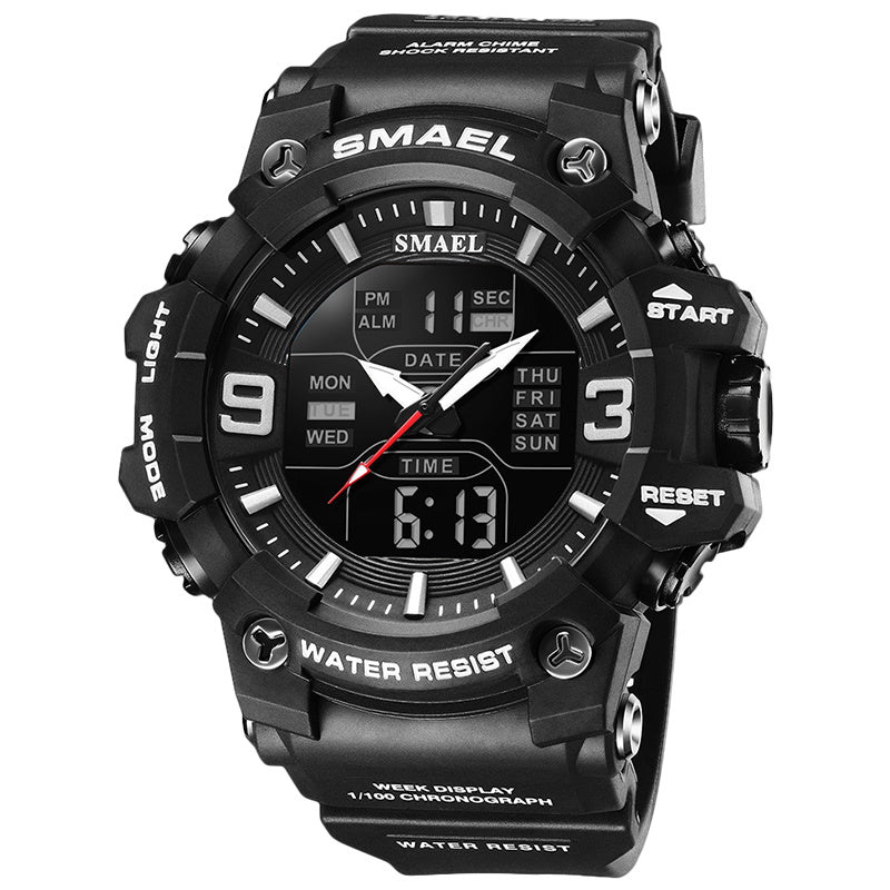 Sport Waterproof Electronic Watch Multi-Function Training Alarm Clock Watch