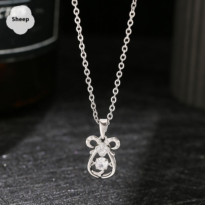 Ins Zodiac Smart Necklace Micro-intarsia