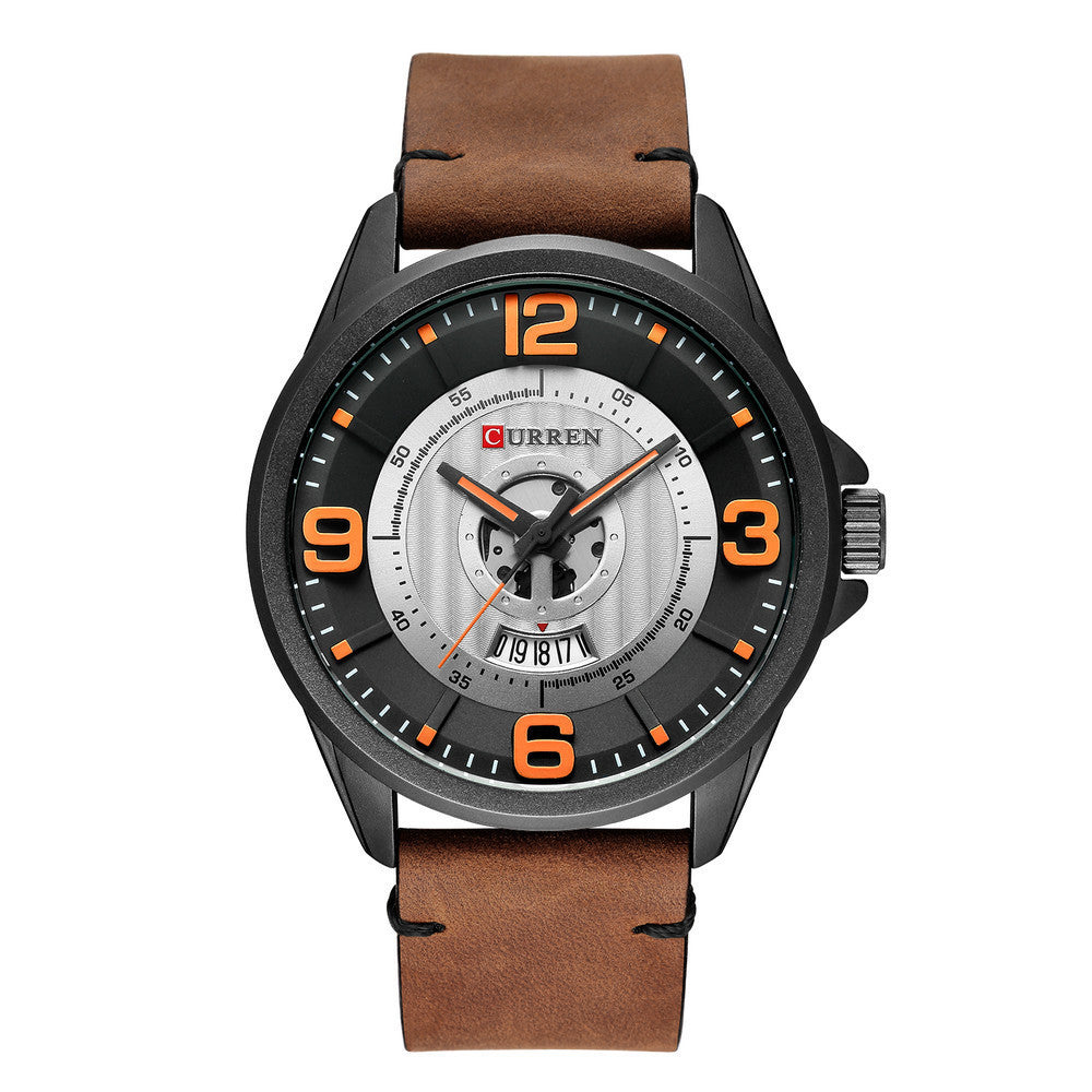 Personnalité de la mode masculine Sports Watch à quartz imperméable décontracté