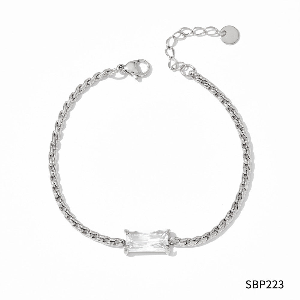 Female European And American Simple Collarbone Necklace Bracelet