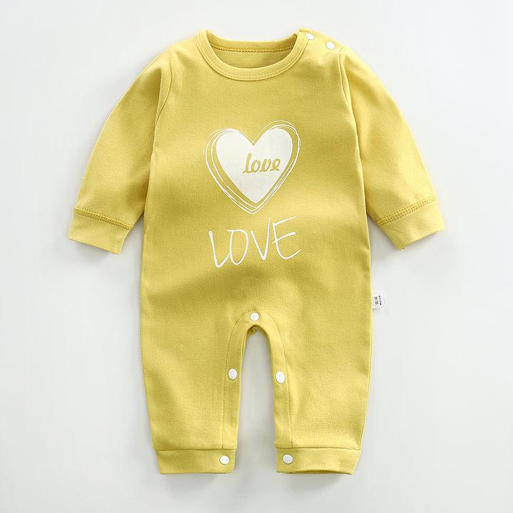 Romper met lange mouwen katoenen romper babykleding