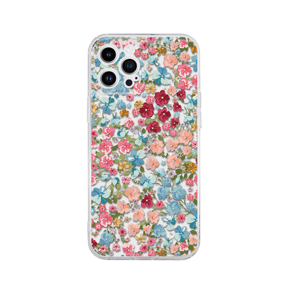 Ins floral phore flower case