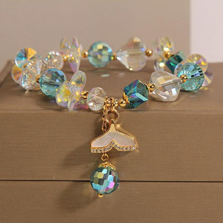 Pulsera de cristal Mori estilo hada de hada moda coreana